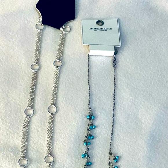 3 FOR $15!! Set of Two NWT Beautiful long and Delicate Necklaces, American Eagle - Picture 5 of 6